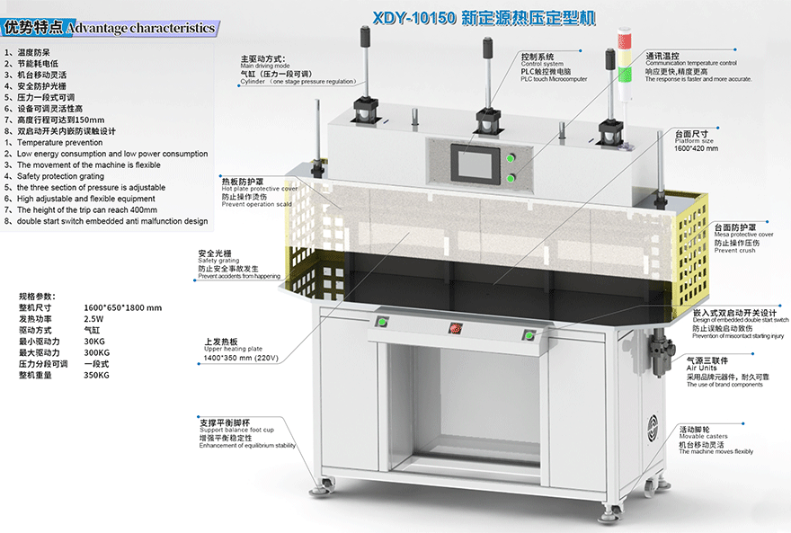 XDY-10150熱壓定型機 XDY-10150熱壓定型機